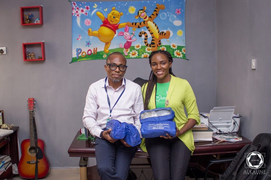 Donated resuscitation materials to the Children's Emergency Centre, LUTH. Sponsored by Cussons baby and Premier