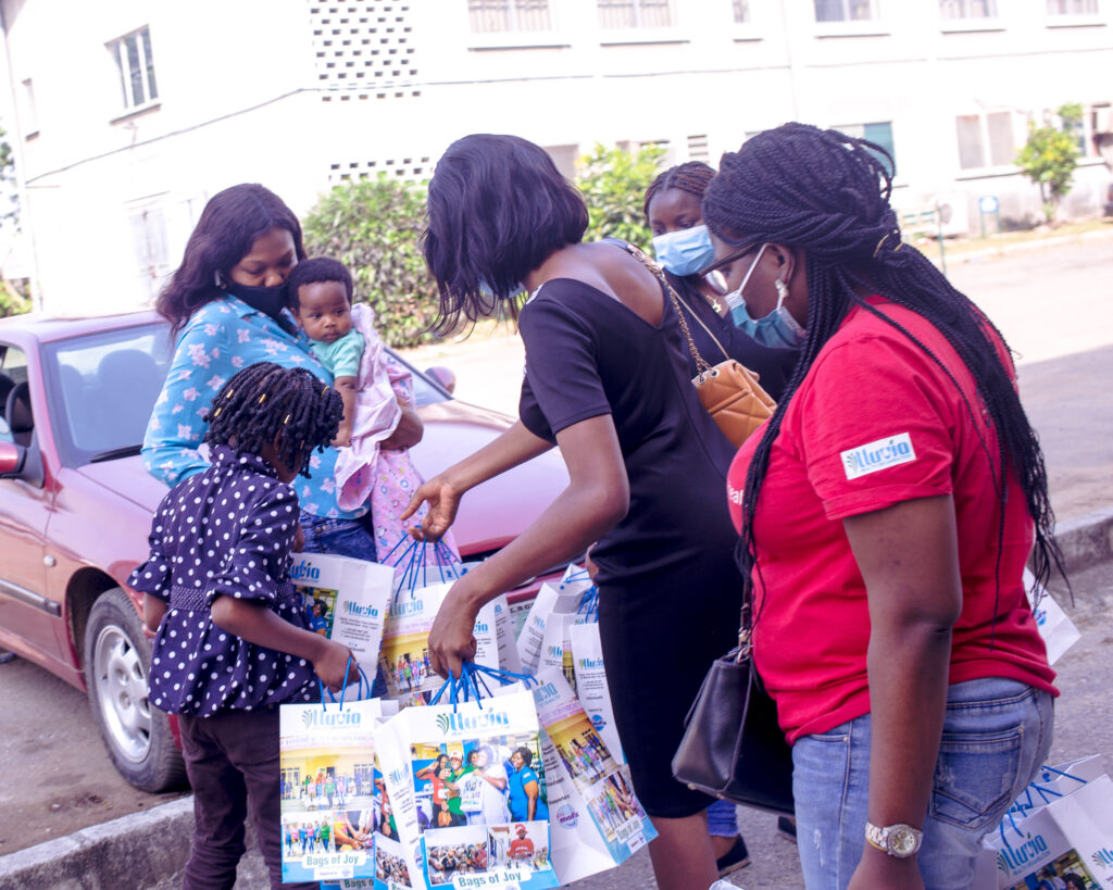 Our Annual Bags of Joy Children Hospital outreach 2020 edition held on the 26th of December at 4 venues in Lagos